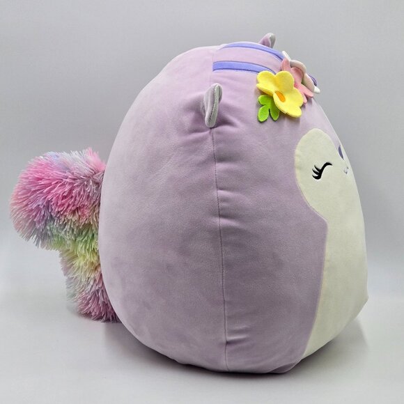 Squishmallows Large - Syndee the Squirrel with 3D Flower Crown - Picture 3 of 16